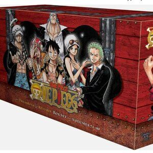 ONE PIECE Box Set 4 Dressrosa to Reverie: Volumes 71-90 with Premium (4) SEALED